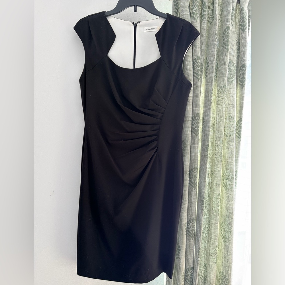 Calvin Klein Black Midi Dress